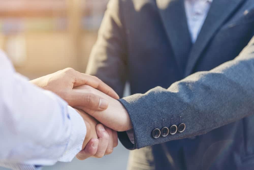 Client-attorney Handshake